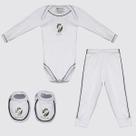 Kit Body Longo Calça e Pantufa Infantil Vasco Kit Body Longo Calça e Pantufa Infantil Vasco