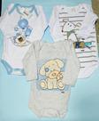 Kit Body Menino Mub Longo Estampado Sortidos - 03 Peças