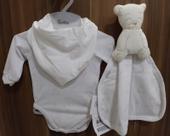 Kit Body + Naninha + Bandana Paraiso Luxo Bebê Unissex 12912