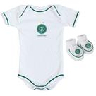 Kit Body + Pantufa para Bebê do Guarani FC Torcida Baby - 033 Kit Body + Pantufa para Bebê do Guarani FC Torcida Baby - 033