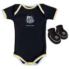 Kit Body + Pantufa para Bebê do Santos 033a Kit Body + Pantufa para Bebê do Santos 033a