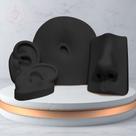 Kit Body Piercers - Nariz/Orelha Oval/Umbigo - Preto