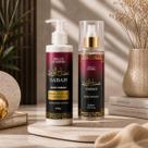 Kit Body Splash e Hidratante Corporal Árabe Sabah