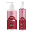 Kit Body Splash e Hidratante Dokmos Cereja