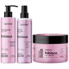 Kit Body Splash + Esfoliante + Hidratante Corpo E Rosto Labotrat Cheiro De Fruta Hibisco 300g Kit Body Splash + Esfoliante + Hidratante Corpo E Rosto Labotrat Cheiro De Fruta Hibisco 300g