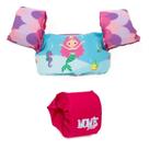 Kit Boia Colete Salva Vidas Sereia + Boia Auxiliar Rosa
