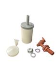Kit boia + torneira + vela tripla ação para filtro de barro