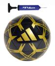 Kit Bola Adidas Futebol de Campo Starlancer Club + Bomba de Ar Azul