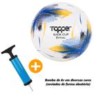 Kit Bola Bomba de Ar Campo Futsal Volei Society Jogo Esporte -
