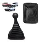 Kit Bola Câmbio Manopla Fiat Uno Coifa 5 Marchas Sanfonada