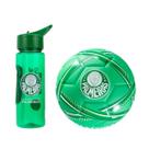 Kit Bola de Futebol Palmeiras C/ Garrafa Canudo 700mlTime Verdão - Oficial E Licenciado
