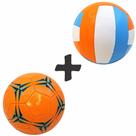 Kit Bola De Vôlei N05 + Bola De Futebol N05 Kit Bola De Vôlei N05 + Bola De Futebol N05