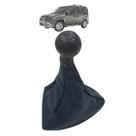 Kit Bola Manopla Azul Bola Preta e Coifa Doblo 2002 A 2012 2013 2014