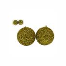 Kit Bola Natalina Decorada 10 Cm - 2 Und Dourado (18122) Kit Bola Natalina Decorada 10 Cm - 2 Und Dourado (18122)
