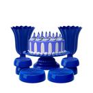Kit Boleira Plus+2 Vasos Popi+2 Mini Boleiras+ 2 Bandejas az
