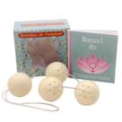 Kit Bolinha De Pompoar 04 Unidades Pau Brasil