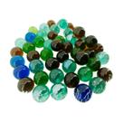 Kit Bolinhas de Gude Brilhantes Decorativas 16mm