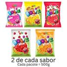 Kit Bolix Goma Azeda Citrus 5 Sabores Diferentes 1kg cada