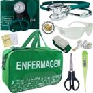 Kit Bolsa Aparelho de Pressão Esfigmomanômetro Enfermagem Premium