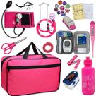 Kit Bolsa Aparelho de Pressão Esfigmomanômetro Esteto Medidor Completo Pa Med Kit Bolsa Aparelho de Pressão Esfigmomanômetro Esteto Medidor Completo Pa Med
