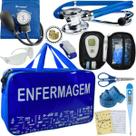 Kit Bolsa Aparelho de Pressão Esfigmomanômetro Medidor Enfermagem Incoterm