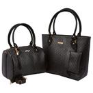 Kit Bolsa Baú + Bolsa grande feminina e bolsinho porta moeda