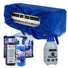Kit Bolsa Coletora Ar Condicionado 18 a 36mil BTUs Pulverizador 2L Bactericida Polish