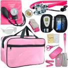 Kit Bolsa Cores Aparelho de Pressao Esfigmomanometro Estetoscópio Medidor de Glicose Incoterm Kit Bolsa Cores Aparelho de Pressao Esfigmomanometro Estetoscópio Medidor de Glicose Incoterm