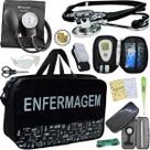 Kit Bolsa Cores Aparelho Pressao Esfigmomanometro Medidor Enfermagem Incoterm