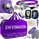 Kit Bolsa Cores Aparelho Pressao Esfigmomanometro Medidor Enfermagem Incoterm