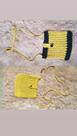 Kit bolsa de croche em malha