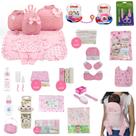 Kit Bolsa de Maternidade 3 Peças + Saída maternidade + Enxoval Master menina