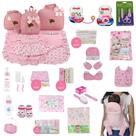 Kit Bolsa de Maternidade 3 Peças + Saída maternidade + Enxoval Master menina Kit Bolsa de Maternidade 3 Peças + Saída maternidade + Enxoval Master menina
