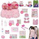 Kit Bolsa de Maternidade 3 Peças + Saída maternidade + Enxoval Master menina Kit Bolsa de Maternidade 3 Peças + Saída maternidade + Enxoval Master menina