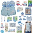 Kit Bolsa de Maternidade 3 Peças + Saída maternidade + Enxoval Master menino
