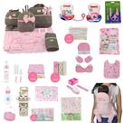 Kit Bolsa de Maternidade 5 Peças + Saída maternidade + Enxoval Master menina