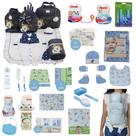 Kit Bolsa de Maternidade 5 Peças + Saída maternidade + Enxoval Master menino