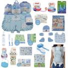 Kit Bolsa de Maternidade 5 Peças + Saída maternidade + Enxoval Master menino