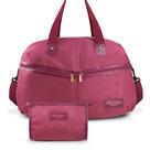 Kit Bolsa De Viagem/academia E Necessaire Joy - Jacki Design Vinho