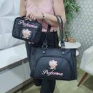 Kit Bolsa e Estojo Box Professora Feminina Estilosa Preto Kit Bolsa e Estojo Box Professora Feminina Estilosa Preto