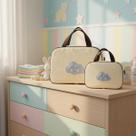 Kit Bolsa e Frasqueira Maternidade Bebê Nuvem Alegria Kit Bolsa e Frasqueira Maternidade Bebê Nuvem Alegria