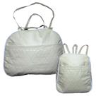 Kit Bolsa e Mochila Para Saída Maternidade Bordada Menina Menino