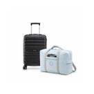 Kit Bolsa Em Cores Sortidas Brinde + Mala Preta Padrão Bordo ABS Com Rodas Removíveis Kit Bolsa Em Cores Sortidas Brinde + Mala Preta Padrão Bordo ABS Com Rodas Removíveis
