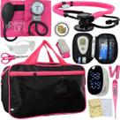 Kit Bolsa Enfermagem Medidor Oxímetro Esteto Aparelho De Pressão Kit Bolsa Enfermagem Medidor Oxímetro Esteto Aparelho De Pressão