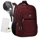 Kit Bolsa Executiva Trabalho Saida USB + Carregador Portátil Compacto Rápido