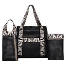 Kit Bolsa Feminina 3 Peças Bolsa Resitente com Necessaire