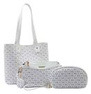 Kit Bolsa Feminina Chenson CG85081 Elegance Luxo Cor:Off-White