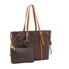 Kit Bolsa Feminina + Necessaire Original Elegance Luxo Ombro Chenson 85079 Café