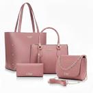Kit Bolsa Feminina Sacola Grande + Bolsa Média + Tira Colo + Carteira