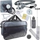 Kit Bolsa Fisioterapia Acadêmico Goniômetro Martelo Buck Fita Antropométrica Completo Incoterm